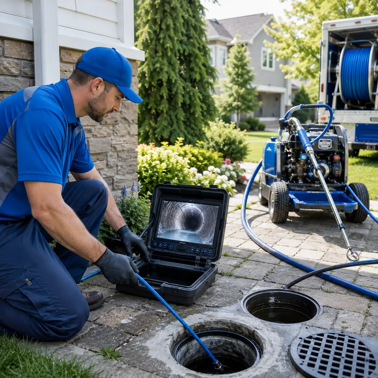 Outdoor drain cleaning professionals serving Old Bethpage, NY